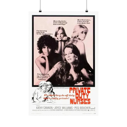 PRIVATE DUTY NURSES 1971 - Paper Movie Poster 20″ x 30″ Matte - The Sticker Space