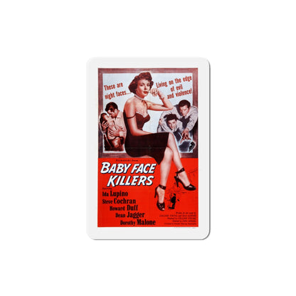 Private Hell 36 aka Baby Face Killers 1954 Movie Poster Die-Cut Magnet-4 Inch-The Sticker Space