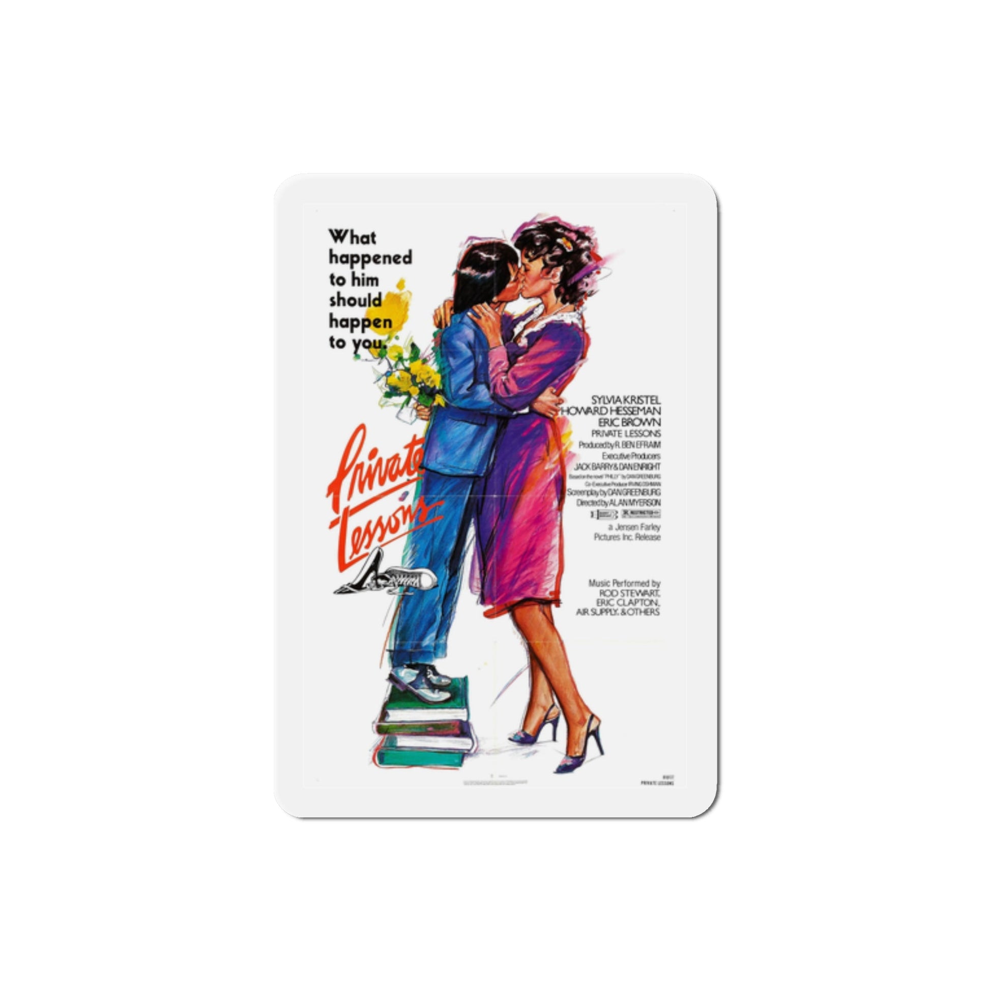 Private Lessons 1981 Movie Poster Die-Cut Magnet-2" x 2"-The Sticker Space