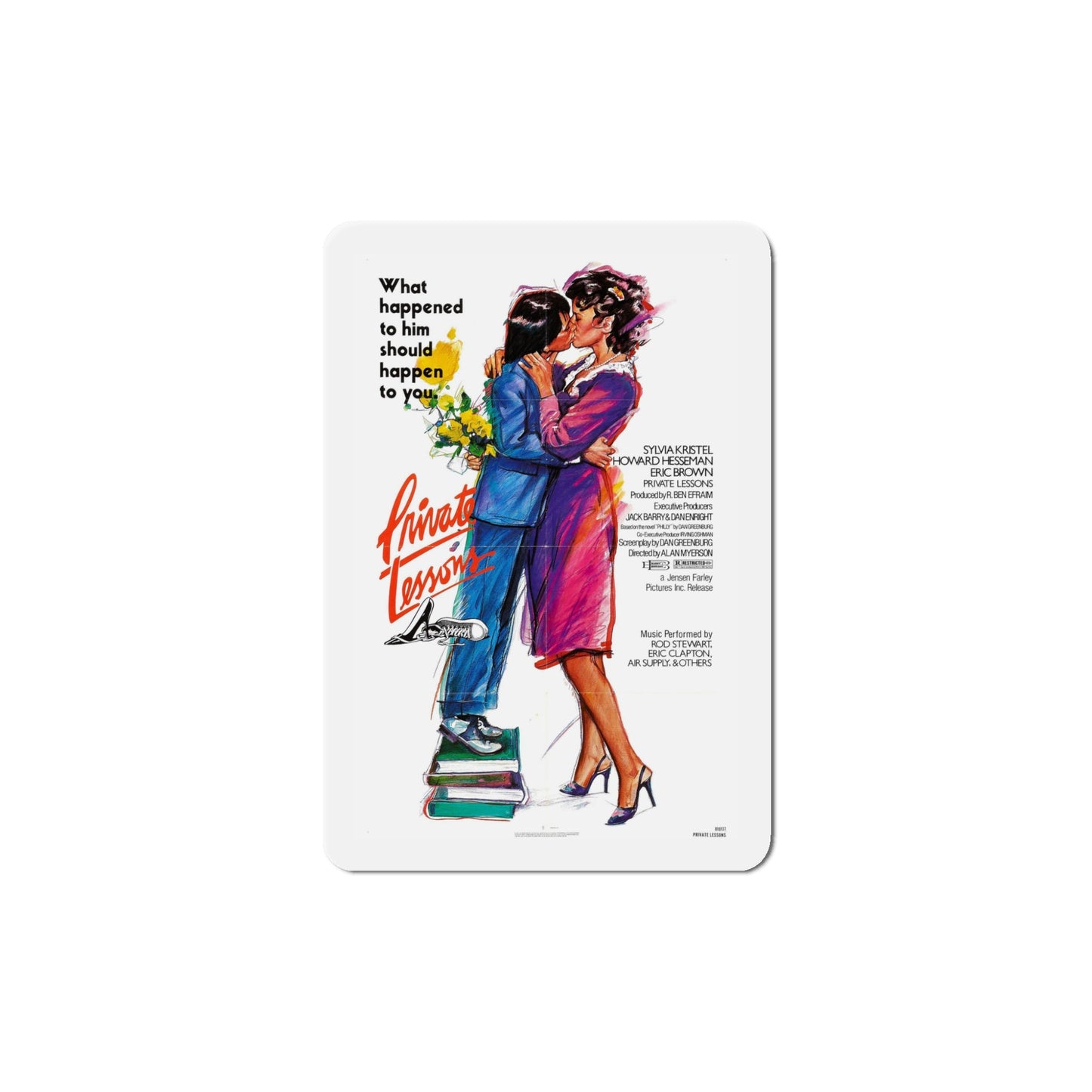 Private Lessons 1981 Movie Poster Die-Cut Magnet-5" x 5"-The Sticker Space