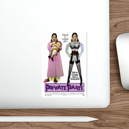 PRIVATE PARTS 1997 Movie Poster STICKER Vinyl Die-Cut Decal-The Sticker Space