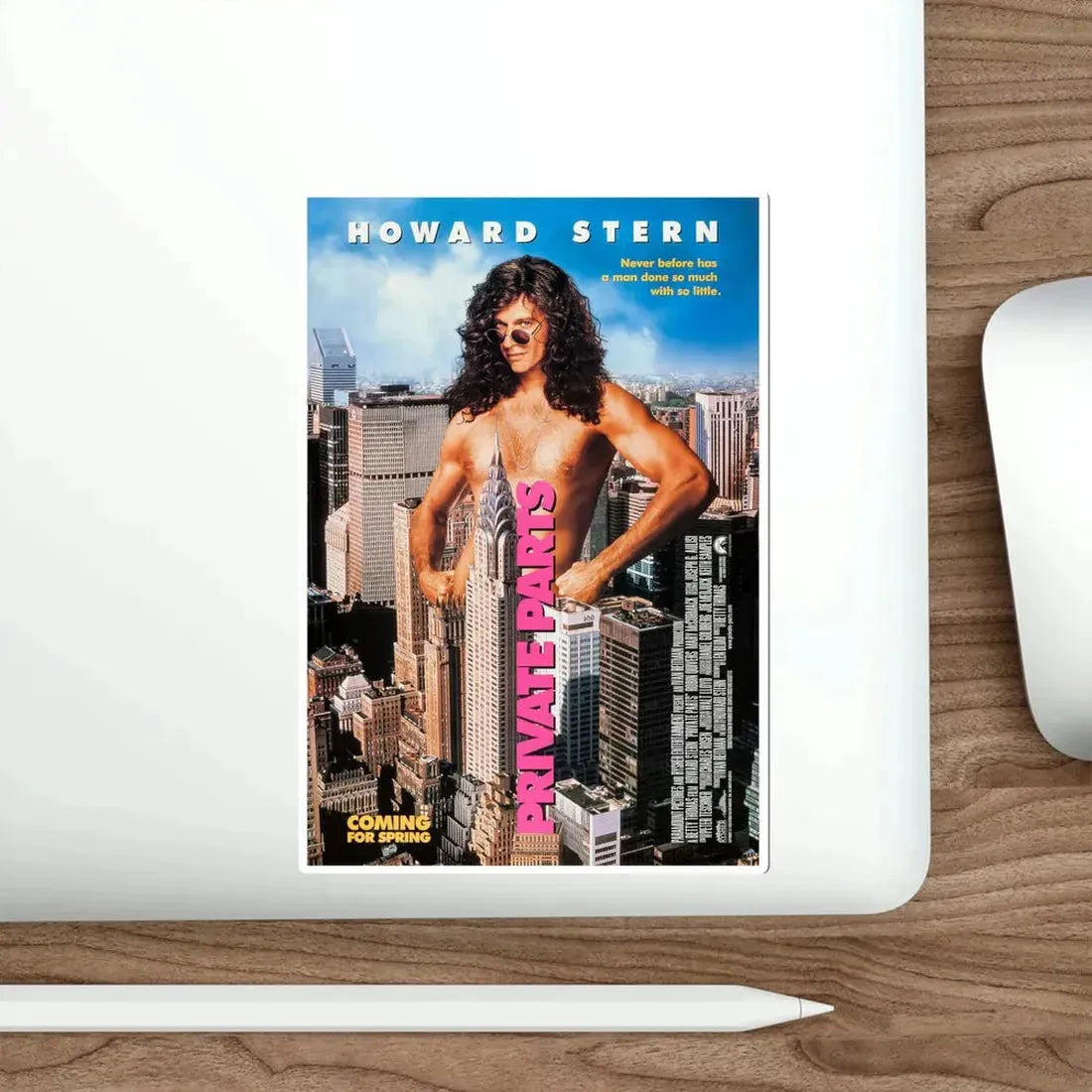 Private Parts 1997 Movie Poster STICKER Vinyl Die-Cut Decal - The Sticker Space