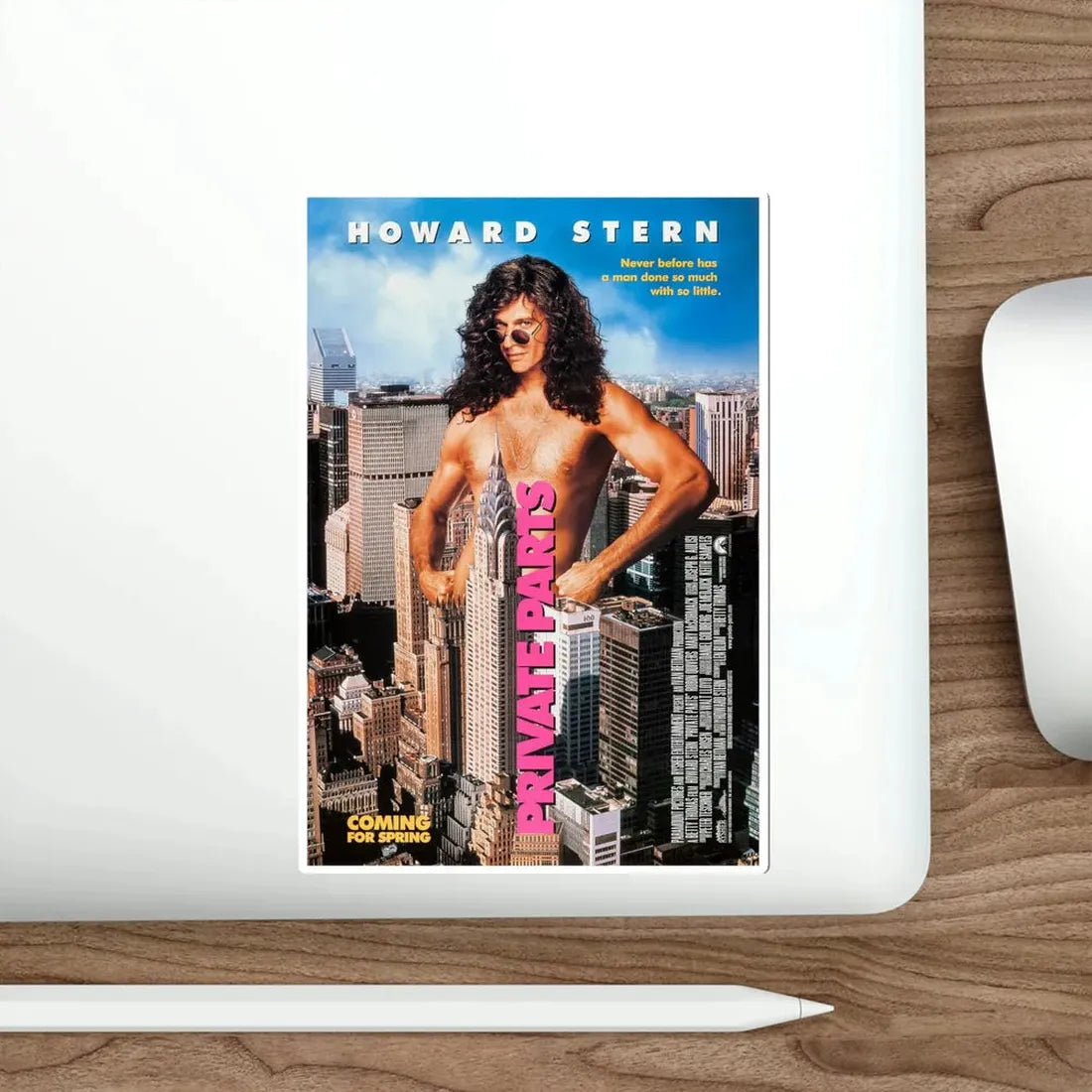 Private Parts 1997 Movie Poster STICKER Vinyl Die-Cut Decal - The Sticker Space