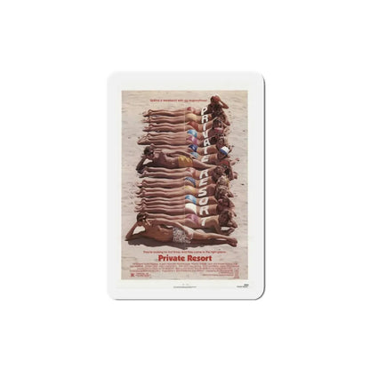 Private Resort 1985 Movie Poster Refrigerator Magnet - The Sticker Space