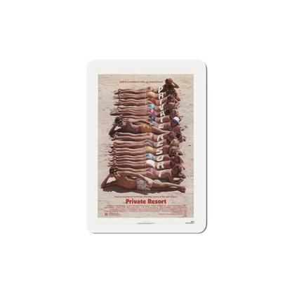 Private Resort 1985 Movie Poster Refrigerator Magnet - The Sticker Space