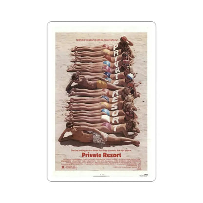 Private Resort 1985 Movie Poster STICKER Vinyl Die-Cut Decal 2 Inch - The Sticker Space