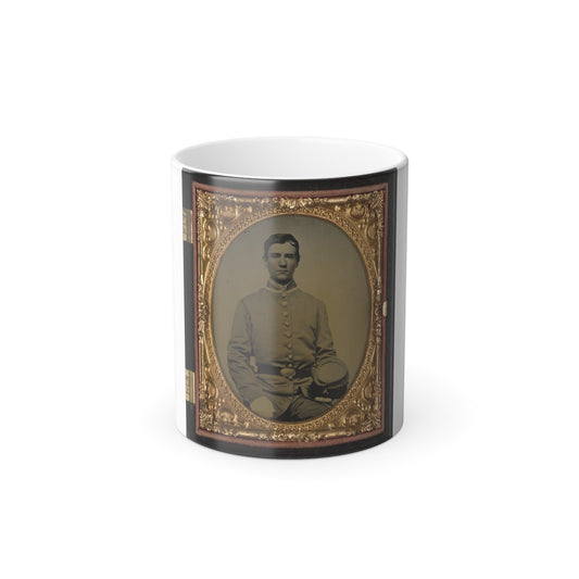 Private Samuel T. Cowley of Co. A, 2Nd Virginia Infantry Regiment (U.S. Civil War) Color Morphing Mug 11oz