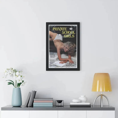 PRIVATE SCHOOLGIRLS 1983 - Framed Movie Poster - The Sticker Space