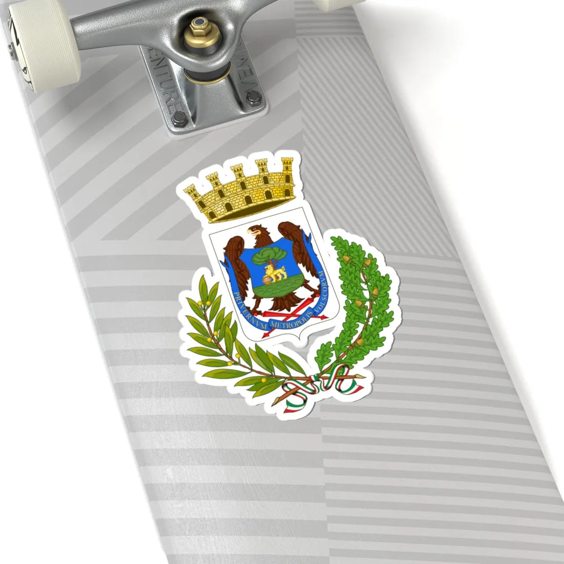 Priverno-Stemma (Italy) (Coat of Arms) STICKER Vinyl Kiss-Cut Decal - The Sticker Space