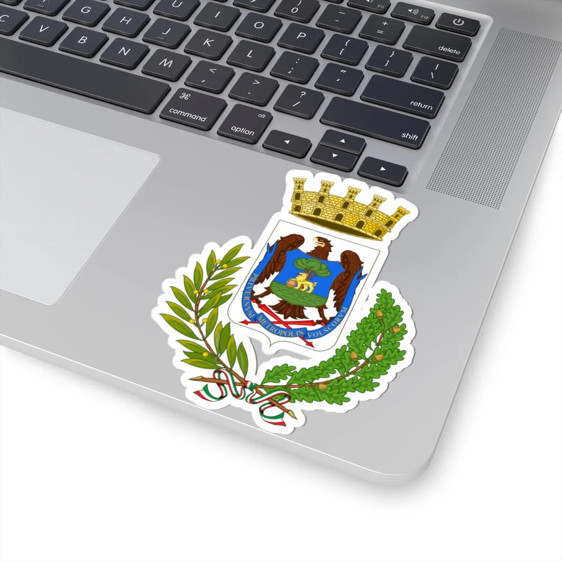Priverno-Stemma (Italy) (Coat of Arms) STICKER Vinyl Kiss-Cut Decal - The Sticker Space