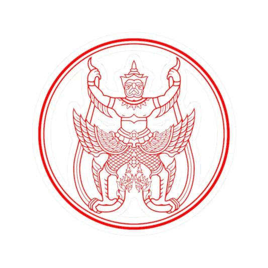 Privy Seal of King Rama II Buddha Loetla Nabhalai (Thailand) STICKER Vinyl Kiss-Cut Decal 2 Inch White - The Sticker Space
