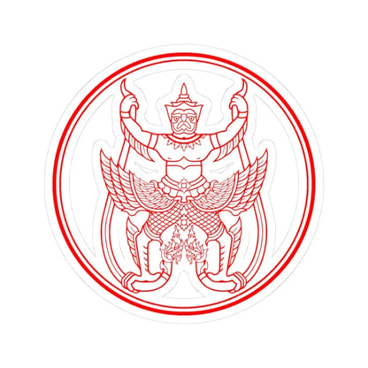 Privy Seal of King Rama II Buddha Loetla Nabhalai (Thailand) STICKER Vinyl Kiss-Cut Decal 3 Inch White - The Sticker Space