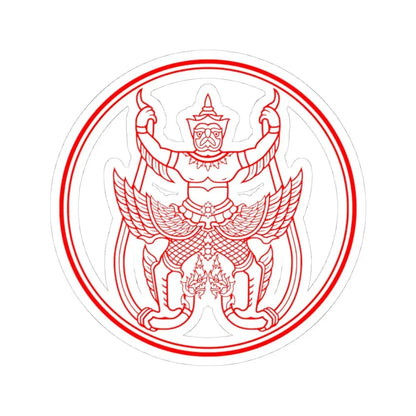 Privy Seal of King Rama II Buddha Loetla Nabhalai (Thailand) STICKER Vinyl Kiss-Cut Decal 4 Inch White - The Sticker Space