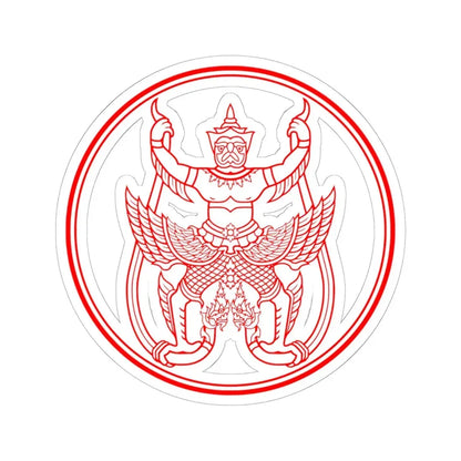 Privy Seal of King Rama II Buddha Loetla Nabhalai (Thailand) STICKER Vinyl Kiss-Cut Decal 6 Inch White - The Sticker Space