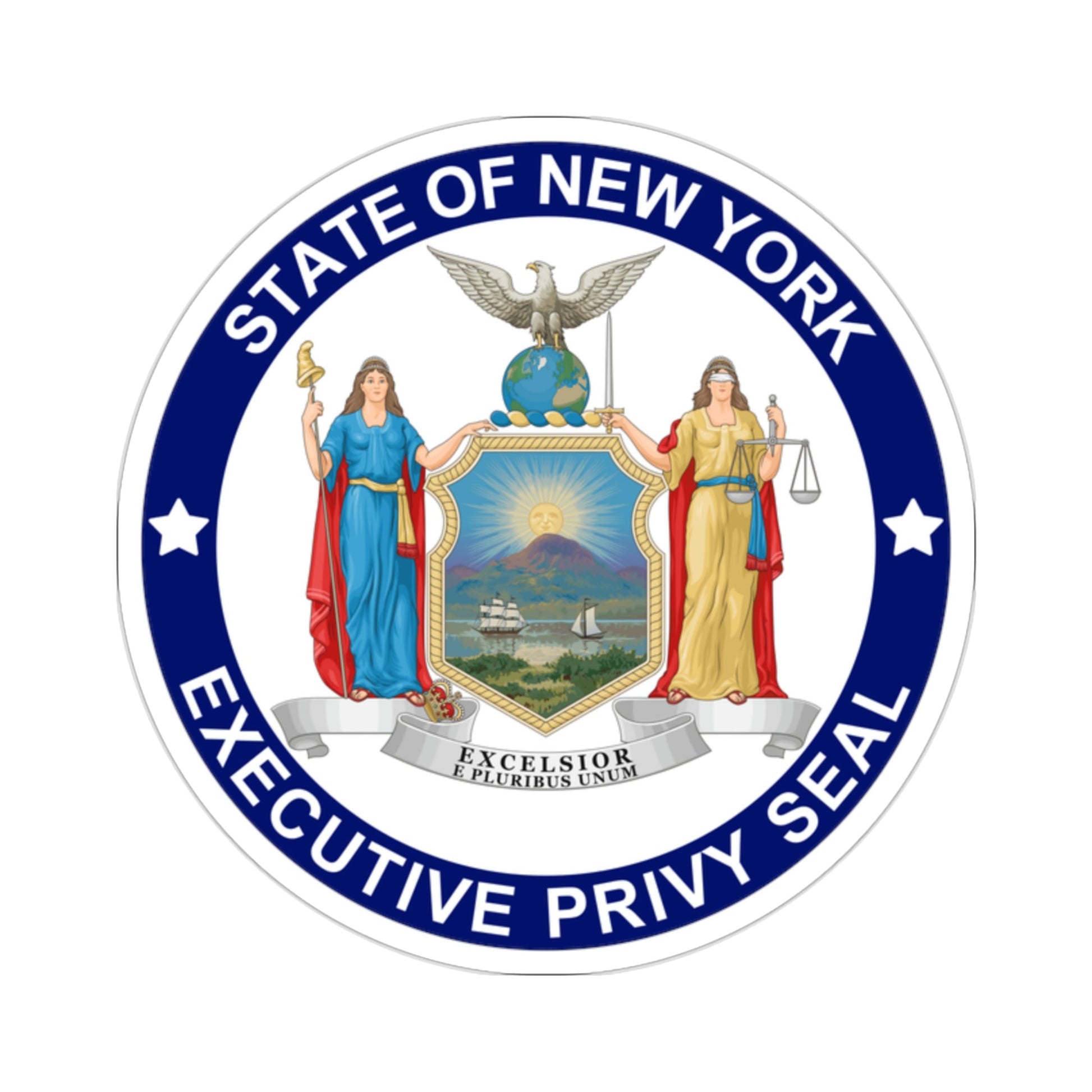 Privy Seal of New York STICKER Vinyl Die-Cut Decal-2 Inch-The Sticker Space