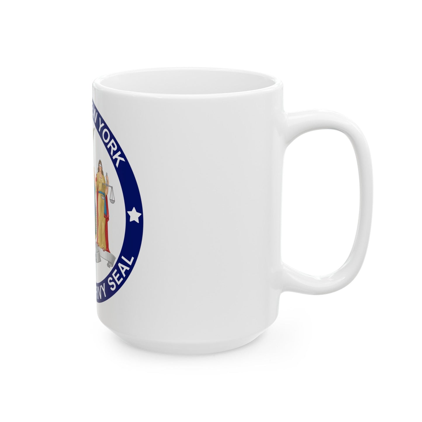 Privy Seal of New York - White Coffee Mug-The Sticker Space