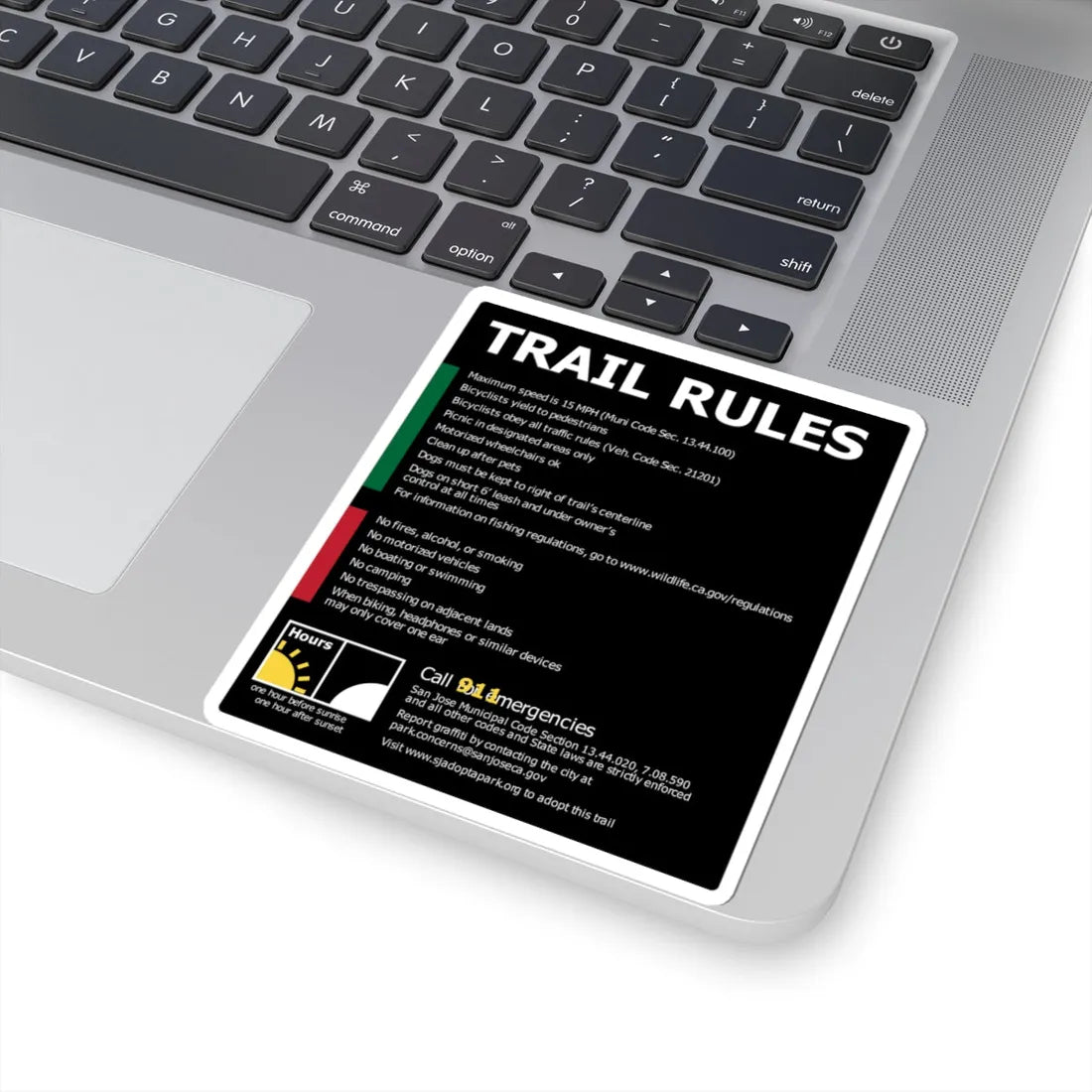 PRNS CSJ-TR1A (California) (Road Sign) STICKER Vinyl Kiss-Cut Decal - The Sticker Space