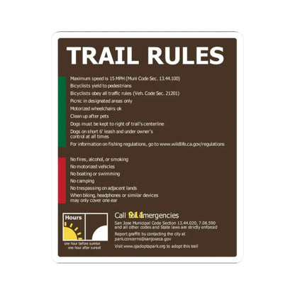 PRNS CSJ-TR1B (California) (Road Sign) STICKER Vinyl Kiss-Cut Decal 2 Inch White - The Sticker Space