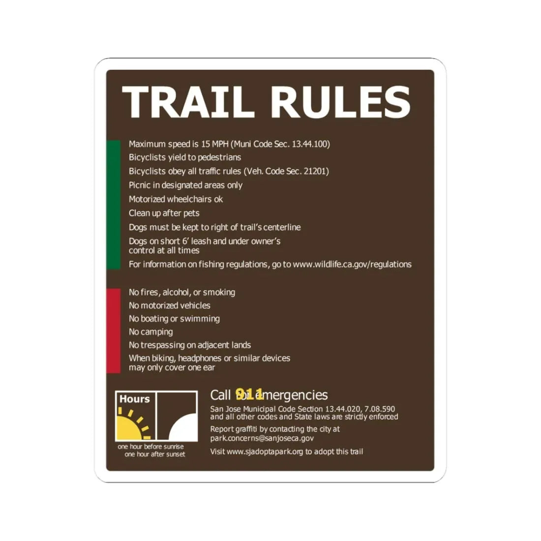 PRNS CSJ-TR1B (California) (Road Sign) STICKER Vinyl Kiss-Cut Decal 3 Inch White - The Sticker Space