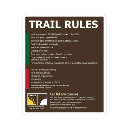 PRNS CSJ-TR1B (California) (Road Sign) STICKER Vinyl Kiss-Cut Decal 3 Inch White - The Sticker Space