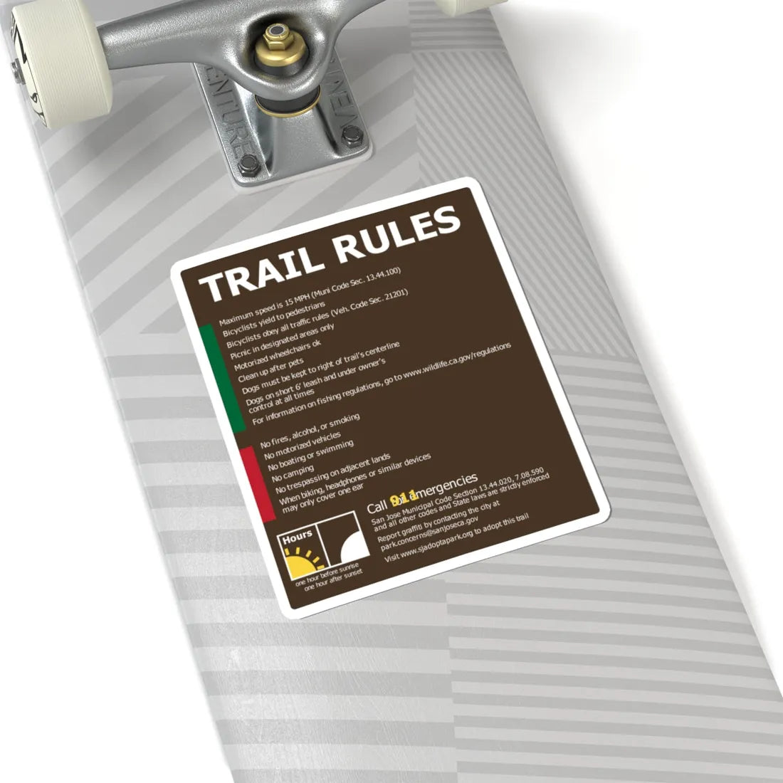 PRNS CSJ-TR1B (California) (Road Sign) STICKER Vinyl Kiss-Cut Decal - The Sticker Space