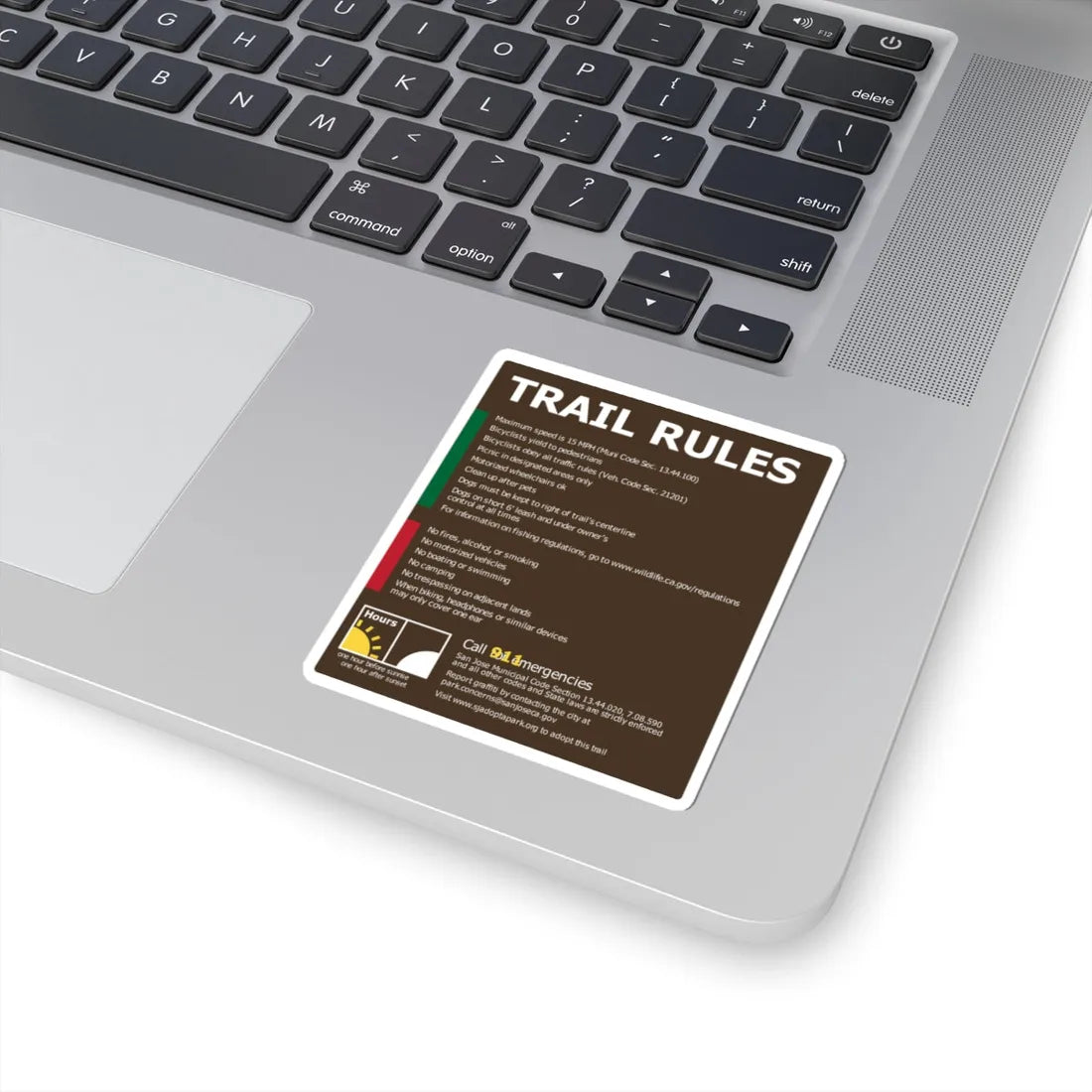 PRNS CSJ-TR1B (California) (Road Sign) STICKER Vinyl Kiss-Cut Decal - The Sticker Space