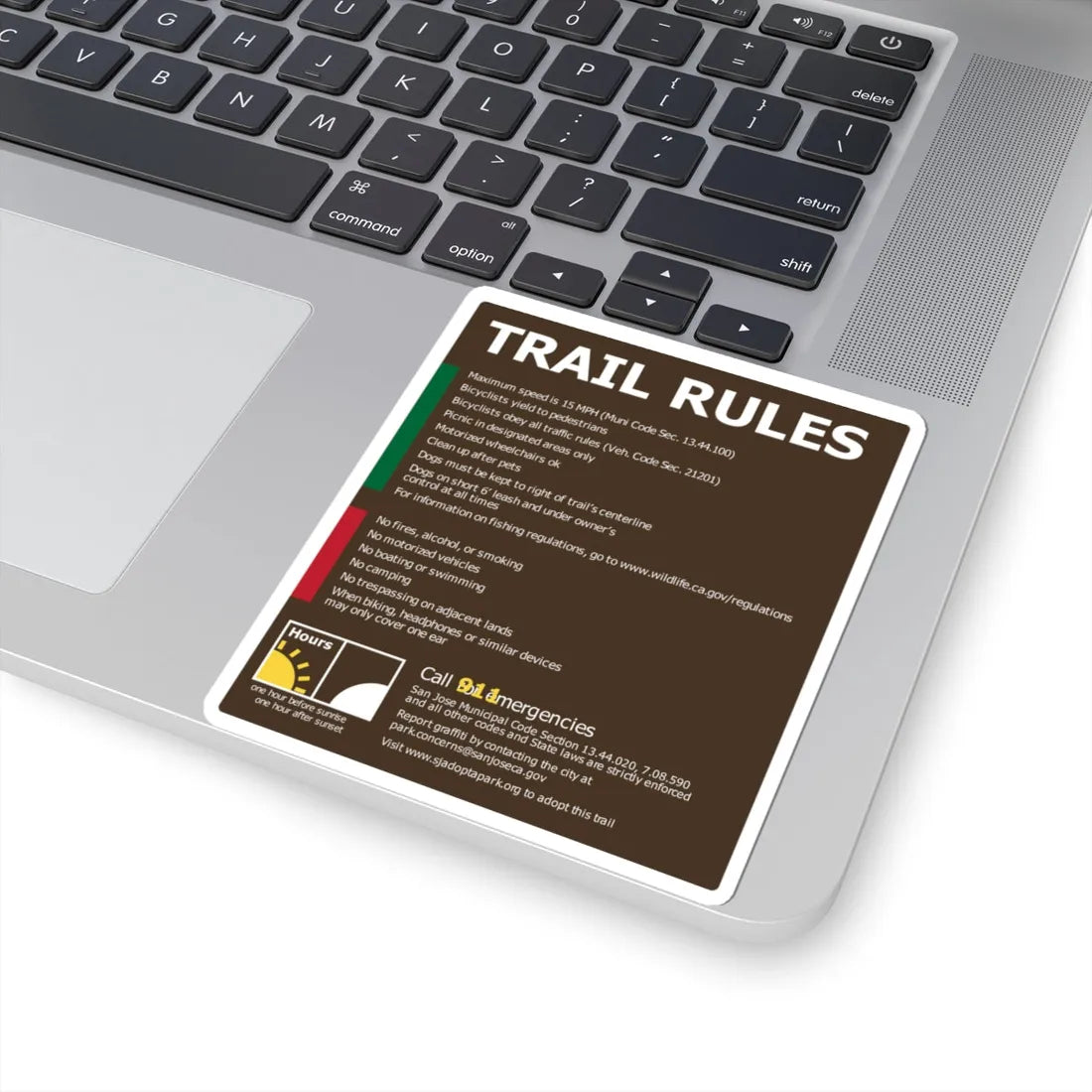 PRNS CSJ-TR1B (California) (Road Sign) STICKER Vinyl Kiss-Cut Decal - The Sticker Space