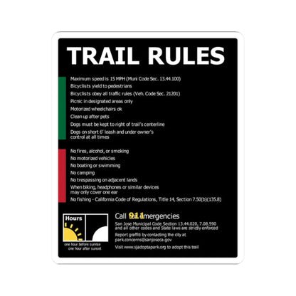 PRNS CSJ-TR1C (California) (Road Sign) STICKER Vinyl Kiss-Cut Decal 2 Inch White - The Sticker Space