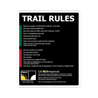 PRNS CSJ-TR1C (California) (Road Sign) STICKER Vinyl Kiss-Cut Decal 6 Inch White - The Sticker Space