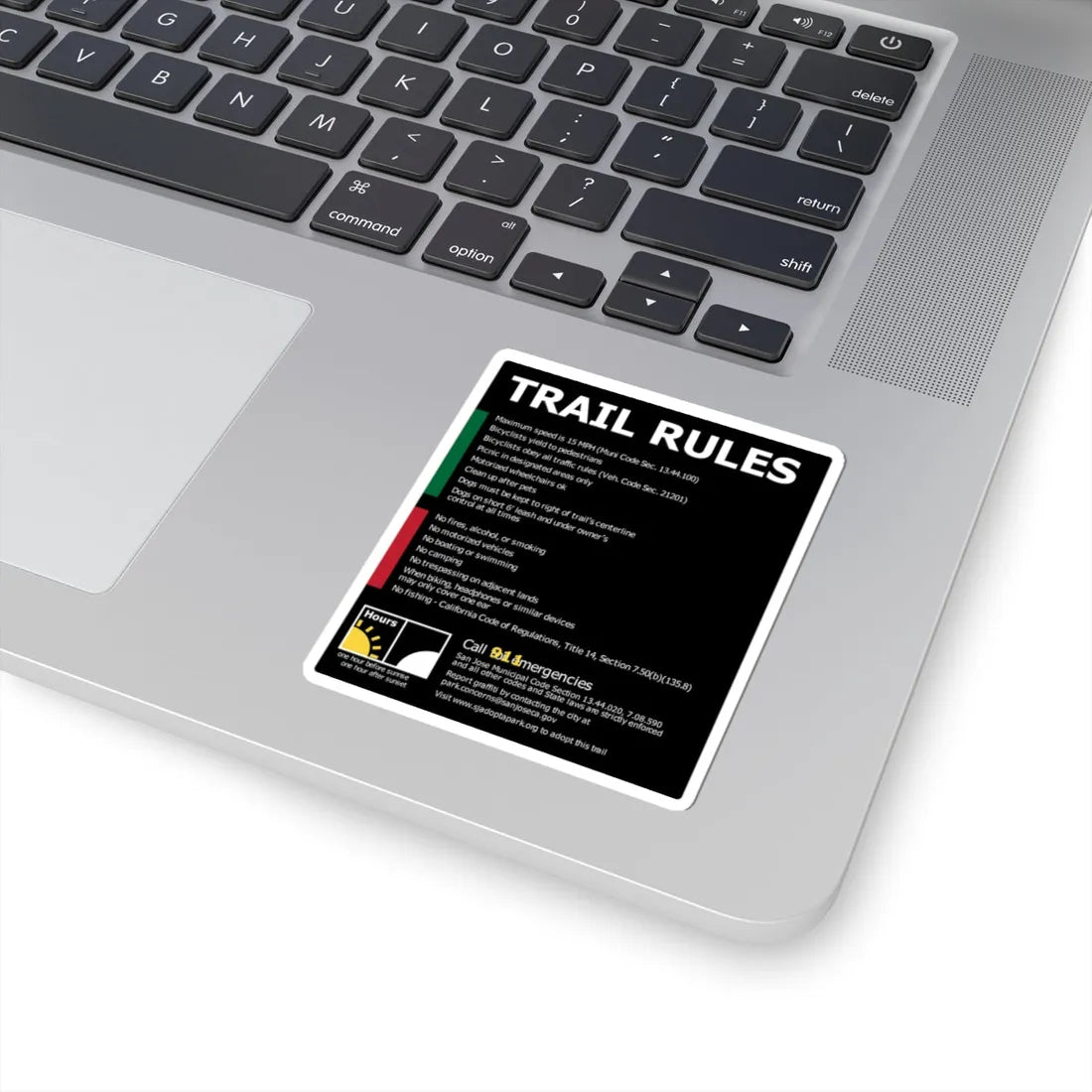 PRNS CSJ-TR1C (California) (Road Sign) STICKER Vinyl Kiss-Cut Decal - The Sticker Space