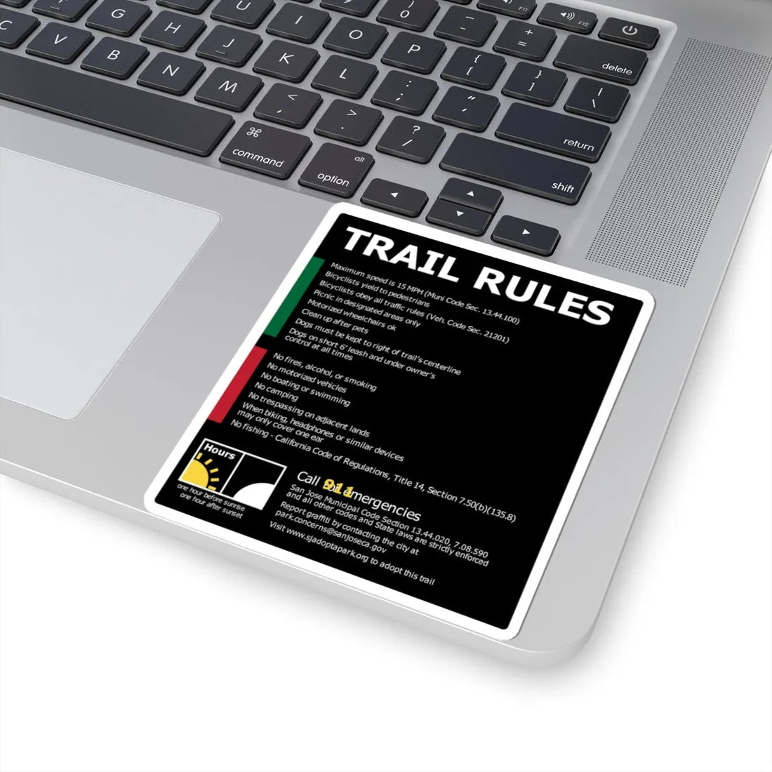 PRNS CSJ-TR1C (California) (Road Sign) STICKER Vinyl Kiss-Cut Decal - The Sticker Space