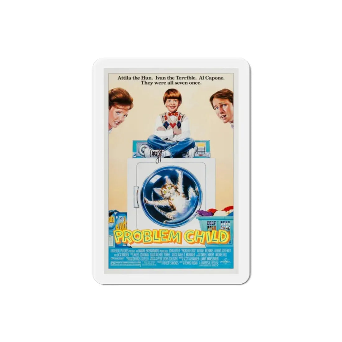 Problem Child 1990 Movie Poster Refrigerator Magnet - The Sticker Space