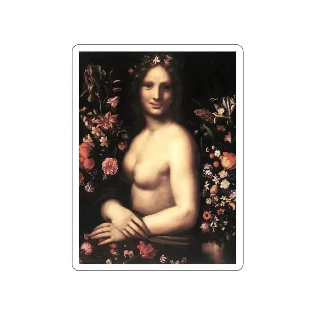 PROCACCINI, Carlo Antonio - Flora (Artwork) STICKER Vinyl Die-Cut Decal White Die-Cut 3 Inch - The Sticker Space