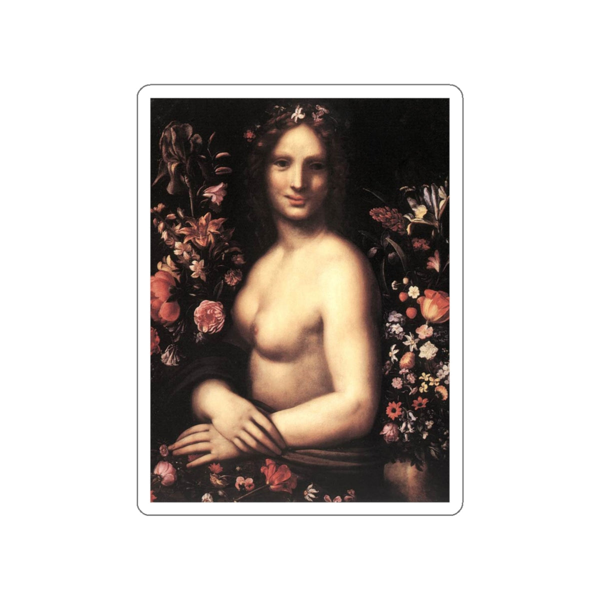 PROCACCINI, Carlo Antonio - Flora (Artwork) STICKER Vinyl Die-Cut Decal-White-The Sticker Space