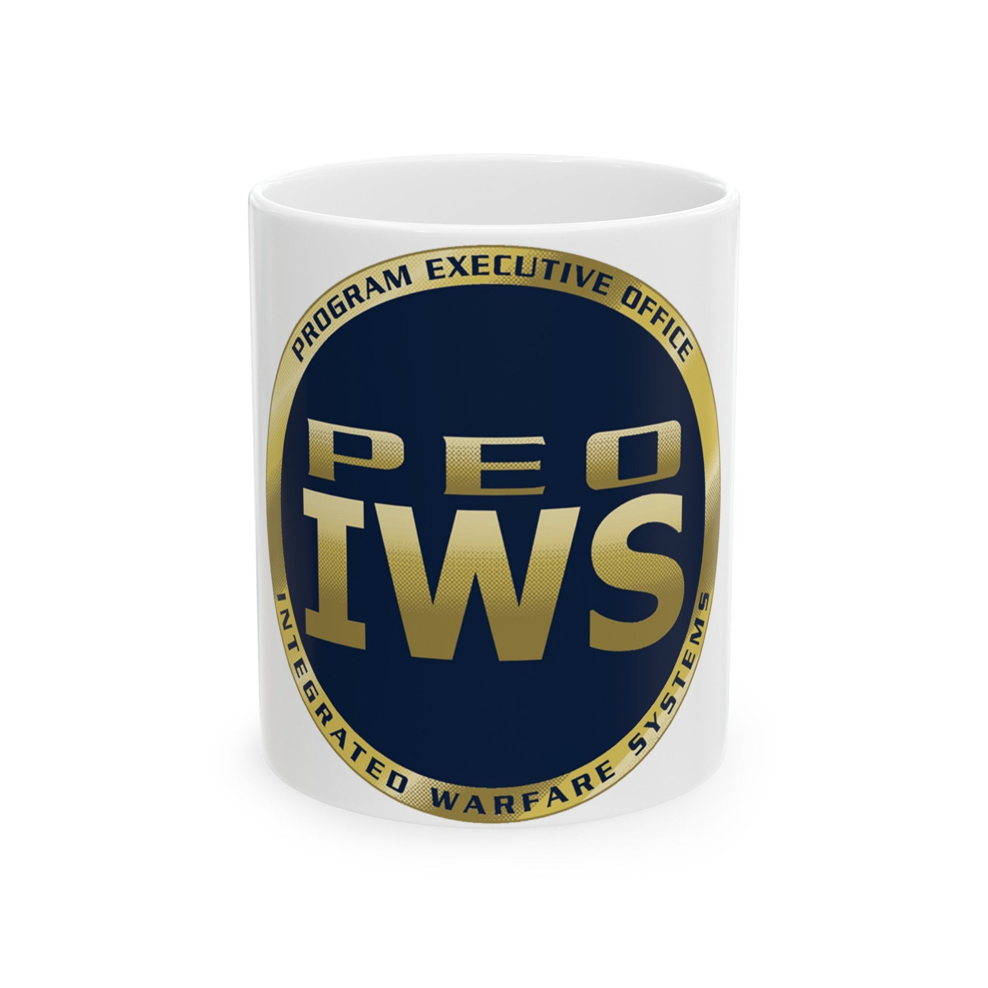 Program Executive Office IWS (U.S. Navy) White Coffee Mug-11oz-The Sticker Space
