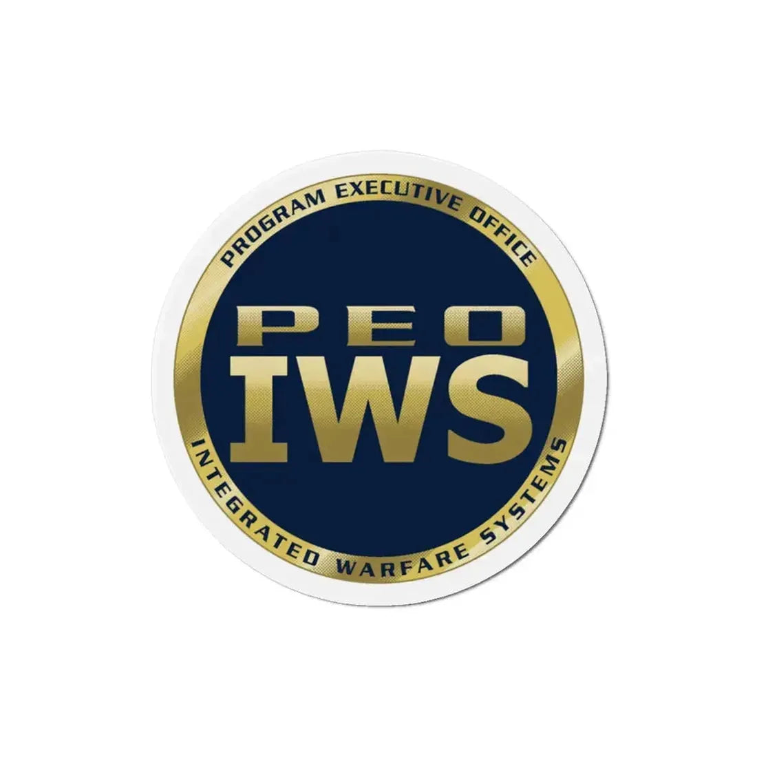 Program Executive Office IWS (U.S. Navy) Refrigerator Magnet 3 Inch - The Sticker Space