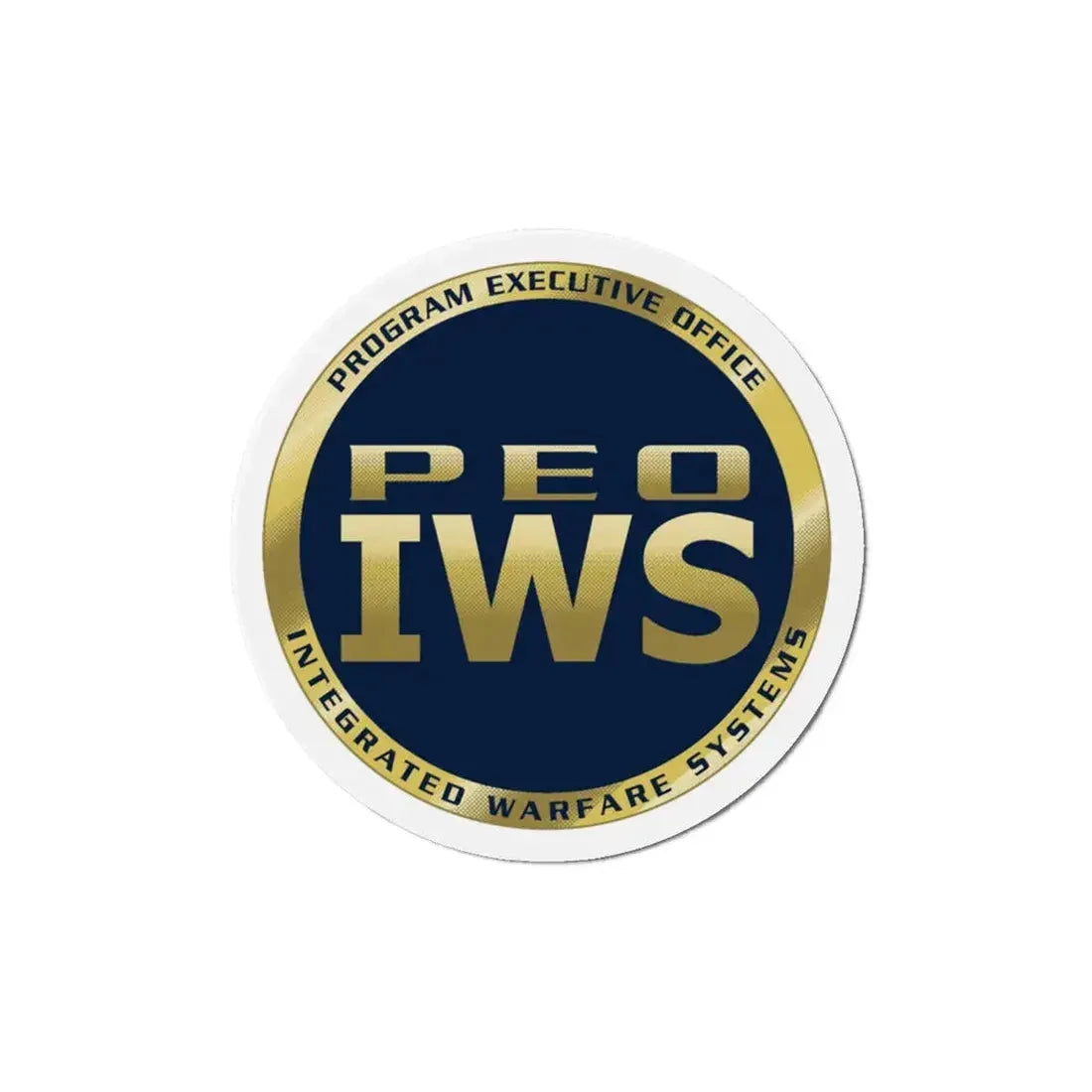 Program Executive Office IWS (U.S. Navy) Refrigerator Magnet 5 Inch - The Sticker Space