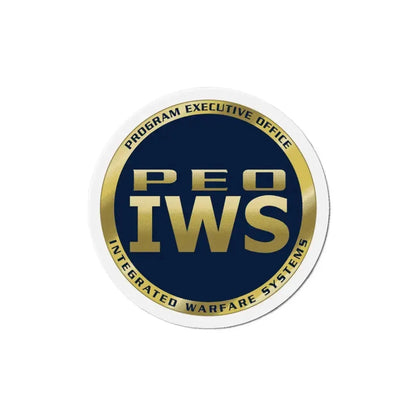 Program Executive Office IWS (U.S. Navy) Refrigerator Magnet 5 Inch - The Sticker Space