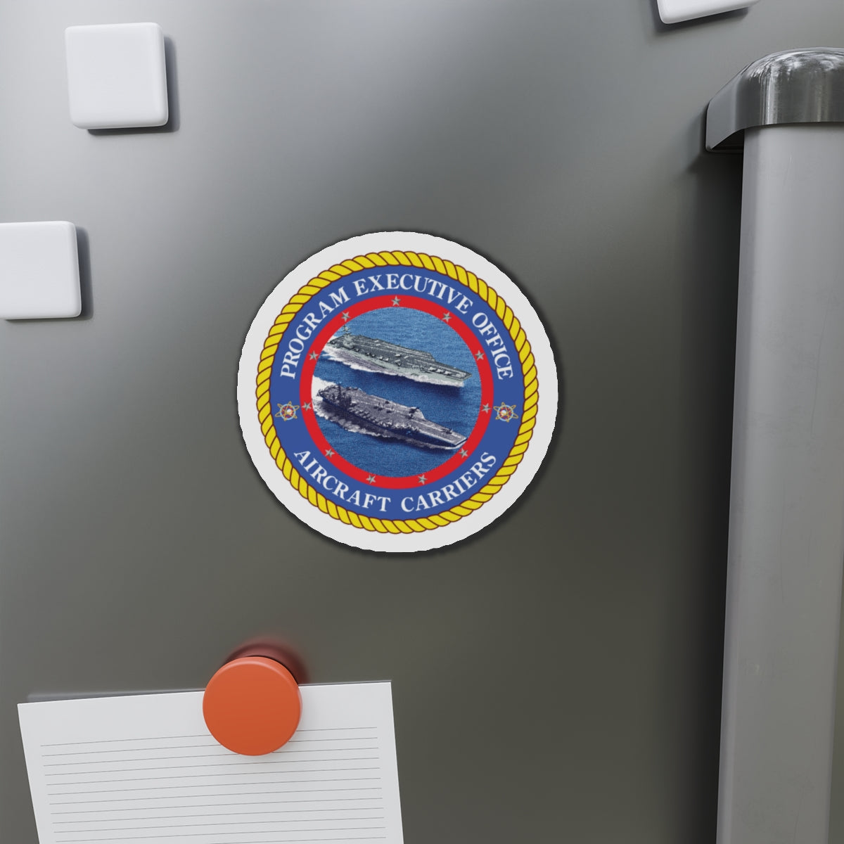 Program Executive Officer Aircraft Carriers (U.S. Navy) Die-Cut Magnet-The Sticker Space