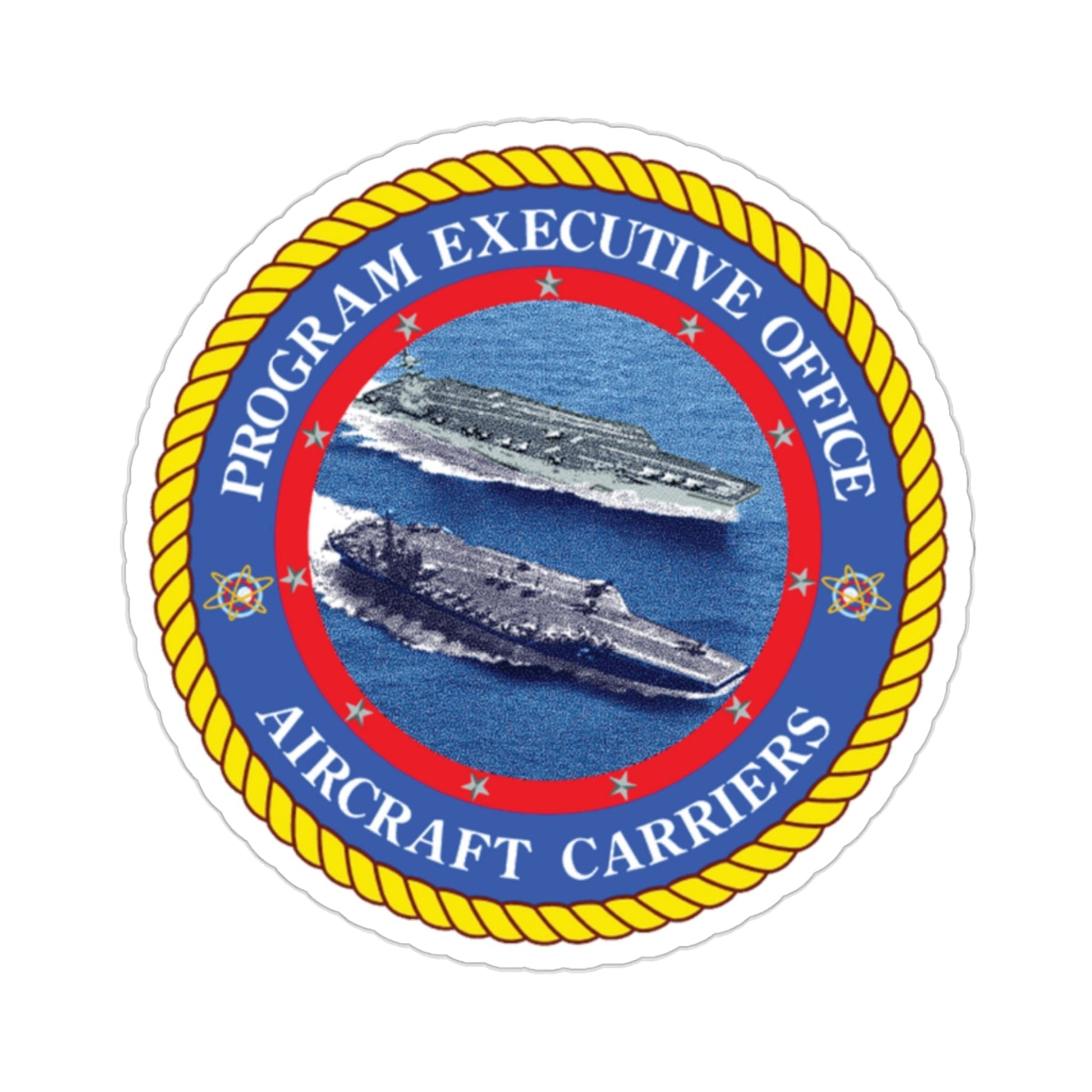 Program Executive Officer Aircraft Carriers (U.S. Navy) STICKER Vinyl Die-Cut Decal-2 Inch-The Sticker Space