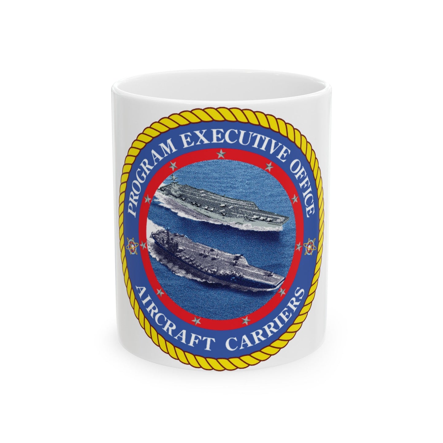 Program Executive Officer Aircraft Carriers (U.S. Navy) White Coffee Mug-11oz-The Sticker Space