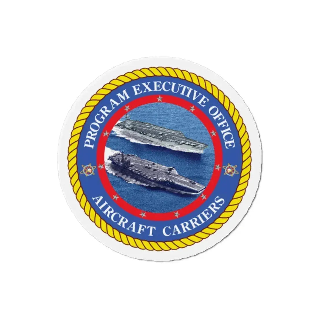 Program Executive Officer Aircraft Carriers (U.S. Navy) Refrigerator Magnet 2 Inch - The Sticker Space