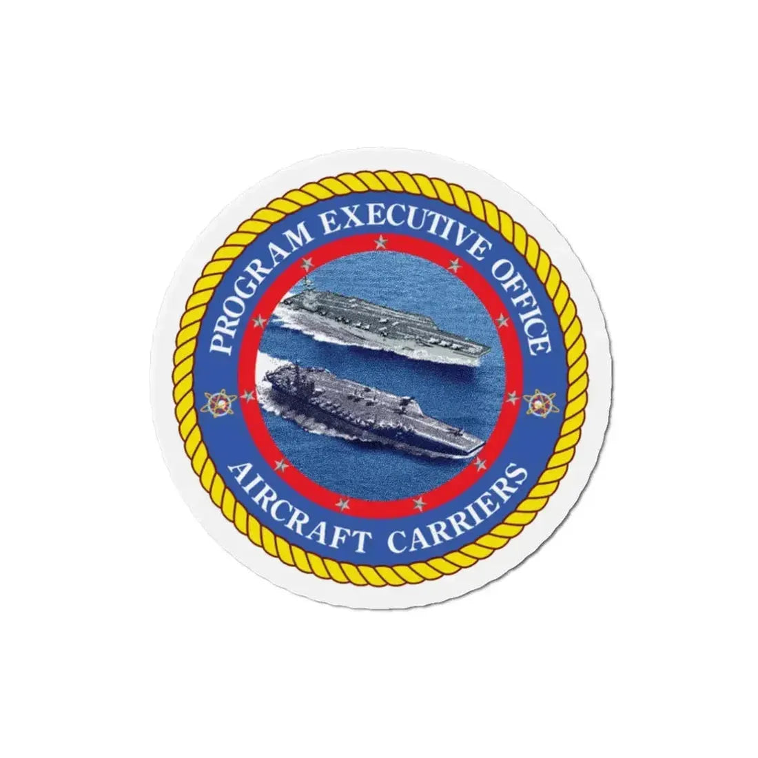 Program Executive Officer Aircraft Carriers (U.S. Navy) Refrigerator Magnet 3 Inch - The Sticker Space