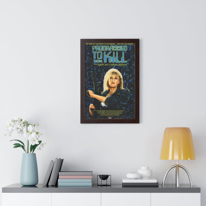 PROGRAMMED TO KILL 1987 - Framed Movie Poster-The Sticker Space