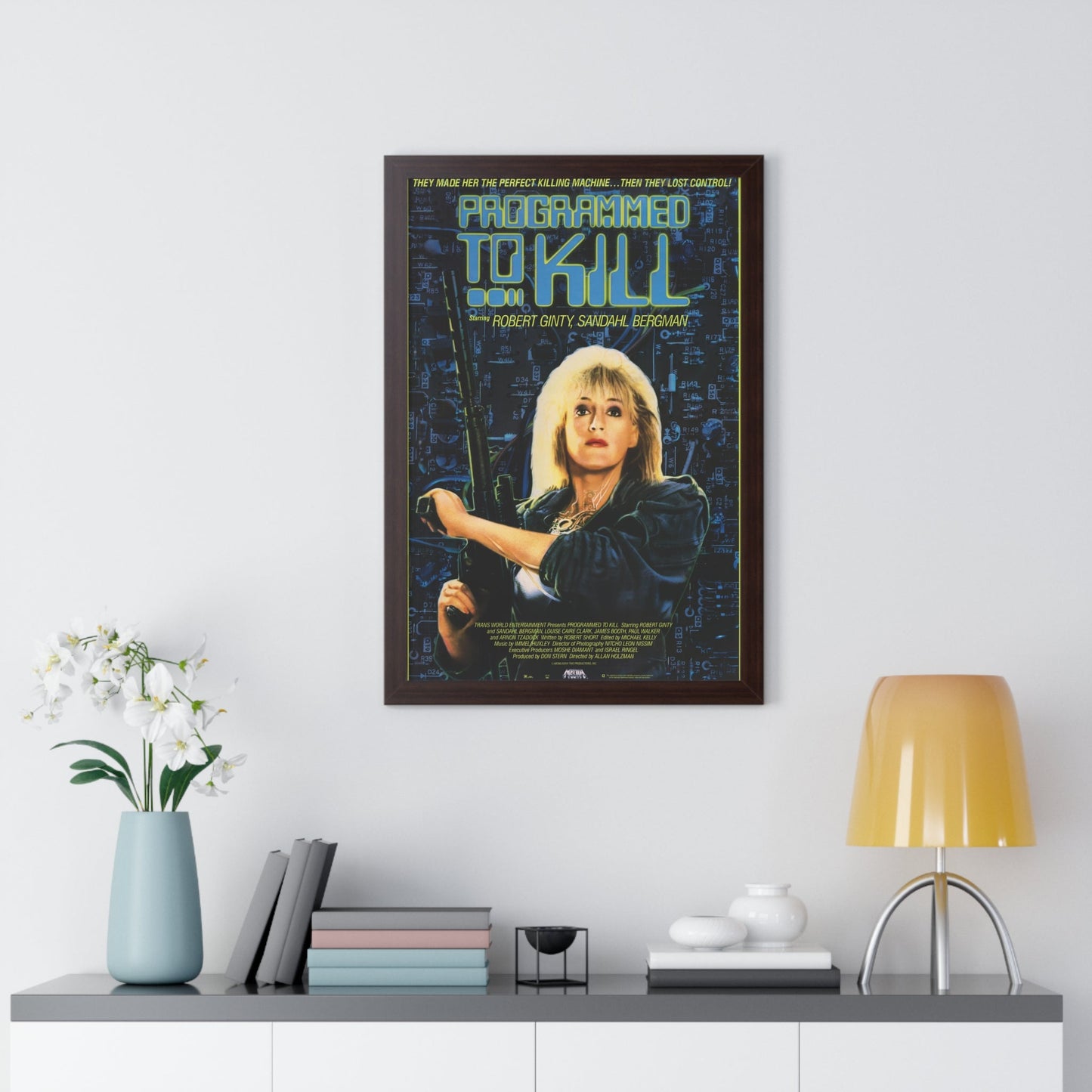 PROGRAMMED TO KILL 1987 - Framed Movie Poster-The Sticker Space