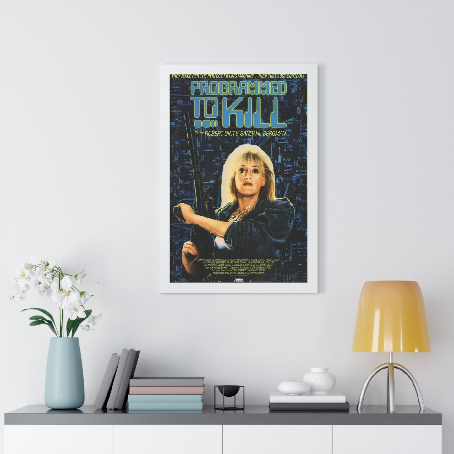 PROGRAMMED TO KILL 1987 - Framed Movie Poster-The Sticker Space