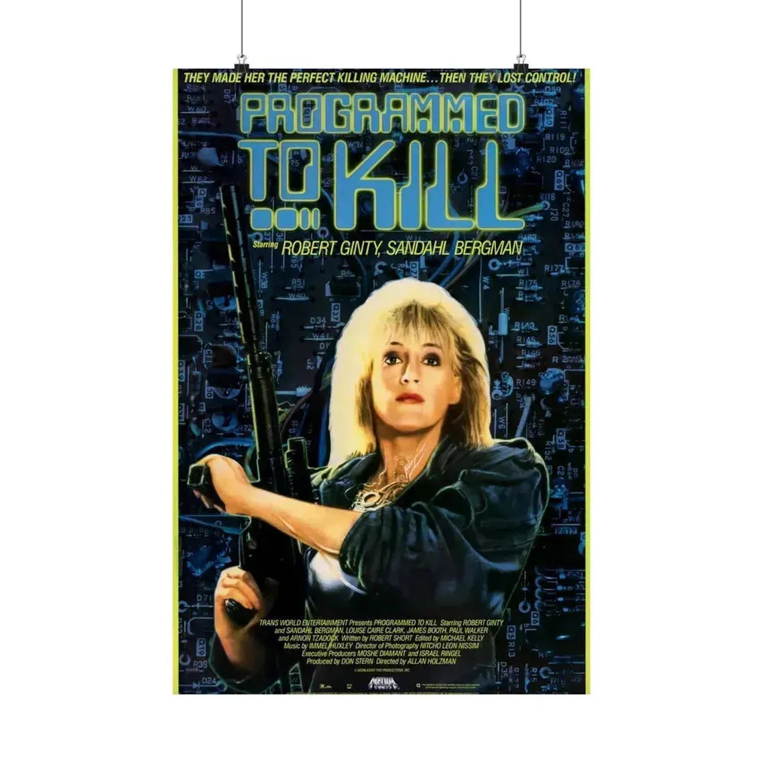 PROGRAMMED TO KILL 1987 - Paper Movie Poster 20″ x 30″ Matte - The Sticker Space