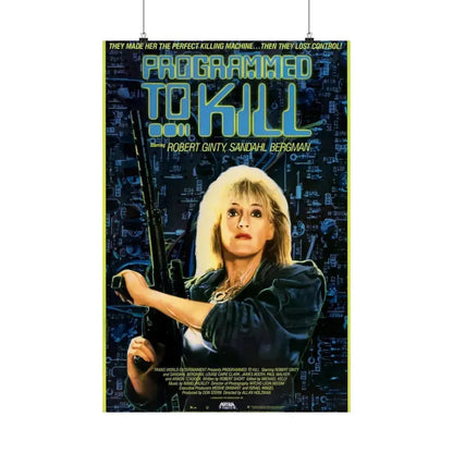 PROGRAMMED TO KILL 1987 - Paper Movie Poster 20″ x 30″ Matte - The Sticker Space