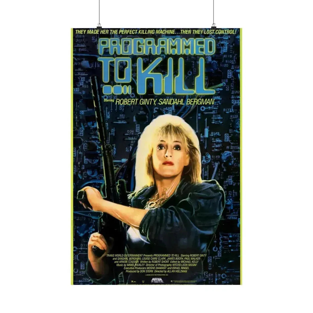 PROGRAMMED TO KILL 1987 - Paper Movie Poster 24″ x 36″ Matte - The Sticker Space