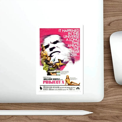PROJECT X 1968 Movie Poster STICKER Vinyl Die-Cut Decal - The Sticker Space